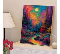 5D Diamond Painting Adultos, Vistoso & Paisaje Diamond Painting kit Completo con Lienzo Mosaico y Brillantes, Full Drill Diamantini Crystal Art, Manualidades Adultos y Decoración, 60x90cm 2Z#291