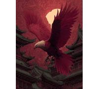 5D Diamond Painting áGuila, Diamond Painting Adultos Arquitectura, Kit Manualidades Adultos, DIY Pintura de Diamante, 5D Punto de Cruz Cuadro Diamante Kits, Regalo, Decoracion Otoño, 100x135cm 1-5801