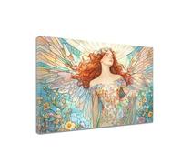 5D Diamond Painting Ángel Diamond Painting Adultos Chica Dibujos con Diamantes, DIY Bordado de Punto de Cruz Diamante Pintura Kit Completo para Principiantes, Decoracion Hogar, Regalo 30x50cm N6-967