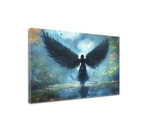 5D Diamond Painting Ángel Diamond Painting Adultos Chica Dibujos con Diamantes, DIY Bordado de Punto de Cruz Diamante Pintura Kit Completo para Principiantes, Decoracion Hogar, Regalo 40x60cm N6-969