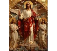 5D Diamond Painting áNgel Diamond Painting Adultos, DIY Manualidades Adultos Kit Punto de Cruz Dios, Diamante Art Bordado Kit, Pintura de Diamante Para Decoración Hogar Regalo 40x50cm 0-9176