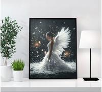 5D Diamond Painting ángel Diamond Painting Adultos Mujer, DIY Pintura Diamante Manualidades Adultos y Niños, Kit Completo Cristal Pintura De Diamante, Para Decoración Hogar, Regalos 60x80cm O62-NT