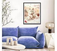 5D Diamond Painting Animal, Montaña Diamond Painting Adultos, DIY Pintura Diamante Manualidades Adultos Cristal Punto de Cruz para la Decoración Pared del Hogar,Regalos Para Mujeres 80x110cm s-10642