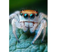 5D Diamond Painting ArañA Diamond Painting Adultos Animal Manualidades Adultos Dibujos Con Diamantes DIY Strass Round Full Drill Punto de Cruz Kit Completo para Decoración Hogar Regalo 60x90cm L-C1211