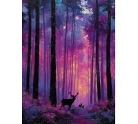 5D Diamond Painting áRbol, Diamond Painting Adultos Animal, Cuadro Diamante Accesorios Kits, DIY Dibujos con Diamantes Art Kit Manualidades Adultos, Primavera Decoracion, Regalo Mujer, 50x70cm 6-1403