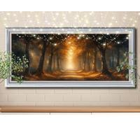 5D Diamond Painting Arce,Sendero,Kit de Pintura Diamante DIY para Adultos y Niños,Bordado de Diamantes Punto de Cruz,Cuadros de Diamantes Arte y Mosaico,Decoración de Pared Salón 70x180cm 58Y-2906