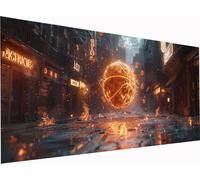 5D Diamond Painting Baloncesto, Grande Diamond Painting Adultos Calle, DIY Pintura Diamante Punto de Cruz Kits, Kit de Arte de Mosaico, Manualidades para Adultos, Decoracion Hogar 100x50cm 7-5704