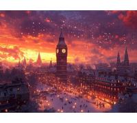 5D Diamond Painting Big Ben Diamond Painting Kit 135x100cm 4-6E658