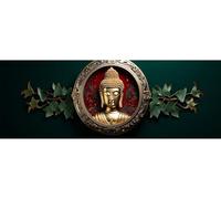 5D Diamond Painting Bosque Buda Diamond Art Kit, DIY Grande Pintura de Diamantes Adultos Punto de Cruz Kit, Diamond Art Crystal Arts Crafts para Decoración de Pared Hogar 55x160 cm/22x63 Inch M-407