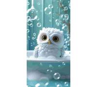 5D Diamond Painting Búho, Pintura Diamante, Diamond Painting Kit Completo Niños Regalo, DIY Manualidades Adultos Pintura de Diamante Para Decor De Pared Del Hogar, Regalos para Mujer 80x160cm R-597