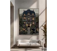 5D Diamond Painting, Casa Arquitectura Pintura de Diamante, Redondo Taladro Completo DIY Diamante Painting, Gemas Artesanía kit de Arte de Mosaico para Decor De Pared Del Hogar 30x40CM PjY13643 8-C