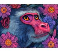 5D Diamond Painting ChimpancéS Diamond Painting Adultos 80x50cm 1-Q65SE