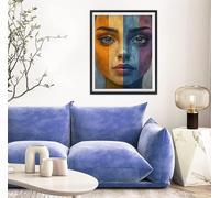 5D Diamond Painting Cifra, Abstracto Diamond Painting Adultos, DIY Pintura Diamante Manualidades Adultos Cristal Punto de Cruz para la Decoración Pared del Hogar,Regalos Para Mujeres80x110cm s-11146