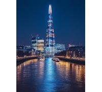 5D Diamond Painting Ciudad, Diamond Painting Adultos RíO, DIY Manualidades Adultos Kit Punto de Cruz, Cuadro Diamantes Rhinestones Bordado Artesanías, para Decoración Hogar Regalo 100x135cm 0-7919