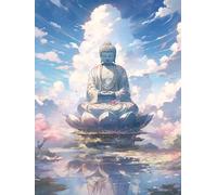 5D Diamond Painting Dibujos Animados, Diamond Painting Personalizado Niños Adultos Estatuas De Piedra, Full Diamante Cristal Art Diamante Pintura, Aplicable de Paredes Muebles Decoración 40x55cm w-400