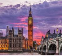 5D Diamond Painting El Big Ben de Londres,Kit de Pintura de Diamantes Kits Adultos,DIY Square Vista de la ciudad Diamond Painting Kit,Diamant Bordado Punto de Cruz Painting Hogar Paredes Decor 80x80cm
