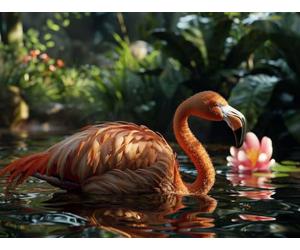 5D Diamond Painting Flamingos Diamond Painting Adultos 100x70cm A-53ESK