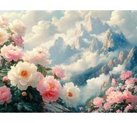 5D Diamond Painting Flor Diamond Painting Adultos 100x70cm 4-U5E07