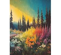 5D Diamond Painting Flor Diamond Painting Adultos áRbol Dibujos Con Diamantes Manualidades Adultos DIY Full Drill Cuadrado Punto de Cruz Kit Completo para Decoración Hogar, Regalo 80x120cm 1-4798