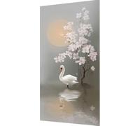 5D Diamond Painting Flor Pintura Diamante Adultos, Cuadros de Diamantes Animal Diamond Art Kit, Fai da Te 5D Full Drill Punto de Cruz Puzzle de Diamantes, Decoración de Pared Regalo 70x140cm a4-15us