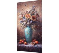 5D Diamond Painting Flor Pintura Diamante Adultos, Cuadros de Diamantes Fruta Diamond Art Kit, Fai da Te 5D Full Drill Punto de Cruz Puzzle de Diamantes, Decoración de Pared Regalo 70x140cm 52-33zy