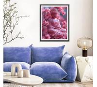 5D Diamond Painting Fue, Flor Diamond Painting Adultos, DIY Pintura Diamante Manualidades Adultos Cristal Punto de Cruz para la Decoración De Pared del Hogar, Regalos Para Mujeres 80x110cm s-11122