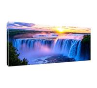 5D Diamond Painting Grande 20x50cm, Pintura Diamante Cataratas del Niágara, Diamond Painting Kit Completo Niños Regalo, Manualidades Adultos Diamond Painting Para Decoración De Pared Del Hogar K-606