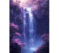 5D Diamond Painting Kit áRbol, Pintura Diamante Adultos Paisaje, Diamond Art Punto de Cruz Cristal, DIY Pintura Diamante Kit, Manualidades Adultos Completo, Decoración del Hogar, 100x135cm T-6434