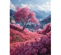 5D Diamond Painting Kit áRbol, Pintura Diamante Adultos Planta, Diamond Art Punto de Cruz Cristal, DIY Pintura Diamante Kit, Manualidades Adultos Completo, Decoración del Hogar, Regalo, 60x85cm 1-3767
