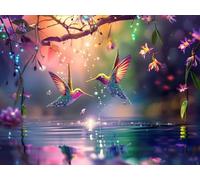 5D Diamond Painting Kit Completo Adultos Animal, Pájaro 3 Pintura Diamante Animal, Manualidades Adultos Diamond Painting Art Punto de Cruz Cristal Para Decoración Pared Hogar Regalo 80x100cm L0Y-75