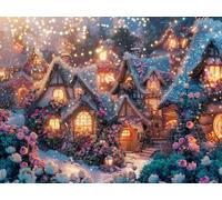 5D Diamond Painting Kit Completo Adultos Ciudad, Paisaje 3 Pintura Diamante Animal, Manualidades Adultos Diamond Painting Art Punto de Cruz Cristal Para Decoración Pared Hogar Regalo 50x70cm L0Y-879