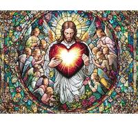 5D Diamond Painting Kit Completo Adultos Jesús, Ángel 1 Pintura Diamante Animal, Manualidades Adultos Diamond Painting Art Punto de Cruz Cristal Para Decoración Pared Hogar Regalo 60x80cm L0Y-670