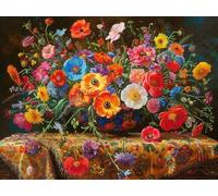 5D Diamond Painting Kit Completo Adultos Planta, Flores 3 Pintura Diamante Animal, Manualidades Adultos Diamond Painting Art Punto de Cruz Cristal Para Decoración Pared Hogar Regalo 30x40cm L0Y-74