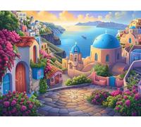 5D Diamond Painting Kit Completo Adultos Playa, Pueblo 3 Pintura Diamante Animal, Manualidades Adultos Diamond Painting Art Punto de Cruz Cristal Para Decoración Pared Hogar Regalo 80x100cm L0Y-1021