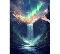 5D Diamond Painting Kit Completo, Diamond Painting Caer Manualidades Adultos, Pintura de Diamantes Arte 50x70 cm, DIY Punto de Cruz Cuadro Diamantes Kits para Decoración Hogar, Regalo Mujer, E-77