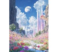 5D Diamond Painting Kit Completo, Diamond Painting Paisajes Manualidades Adultos, Pintura de Diamantes Arte 40x50 cm, DIY Punto de Cruz Cuadro Diamantes Kits para Decoración Hogar, Regalo Mujer, W-61