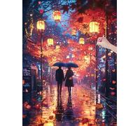 5D Diamond Painting Kit Completo, Diamond Painting Tokio Manualidades Adultos, Pintura de Diamantes Arte 30x40 cm, DIY Punto de Cruz Cuadro Diamantes Kits para Decoración Hogar, Regalo Mujer, T-57