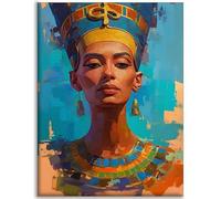 5D Diamond Painting Kit Completo, Diosa Diamond Painting Adultos, Pintar Por Numeros Adultos Bordado Punto de Cruz Manualidades Kit, DIY Dibujos Con Diamantes Art Decor Regalo (Egipto) 90x120cm C-Q765