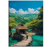 5D Diamond Painting Kit Completo, Paisaje Diamond Painting Adultos, Pintar Por Numeros Adultos Bordado Punto de Cruz Manualidades Kit, DIY Dibujos Con Diamantes Art Regalo (Paisaje) 40x60cm C-Q791