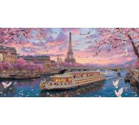 5D Diamond Painting Kit Francia DIY Manualidades Adultos Pintura de Diamante RíO Cuadro de Diamantes Diamond Painting Niños Punto Cruz Art Accesorios, Decoración Pared Del Hogar 60x120cm sH-161