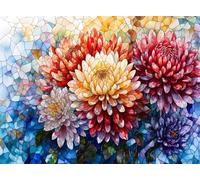 5D Diamond Painting Kit Vaso Diamond Painting Kit Completo Flor Pintura de Diamante Manualidades Adultos, DIY Diamante Punto de Cruz Para Cuadros Decoracion Salon Modernos Pared 40x50 cm Q4-1073