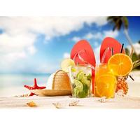 5D Diamond Painting Kits para Adultos Niños,Verano Cuadro Diamante Art DIY paisaje de playa Pintura de Diamante Bordado en Punto de Cruz Pintura por Números Hogar Dormitorio Paredes Decor,40x60cm