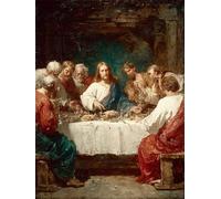 5D Diamond Painting La úLtima Cena, Diamond Painting Adultos Hombre, Cuadro Diamante Accesorios Kits, DIY Dibujos con Diamantes Art Kit Manualidades Adultos, Primavera Deco, Regalo, 40x50cm 8-7285