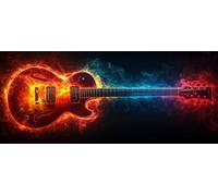 5D Diamond Painting Llama Diamond Painting Adultos, Dibujos con Diamantes Instrumentos Musicales Cuadro Diamantes Completo Redondo Rhinestone Punto de Cruz Diamante Bordado, Regalo 40x80cm -hjw2604NU