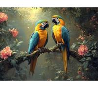 5D Diamond Painting Loro Diamond Painting Kit 80x50cm 7-1QP8Q