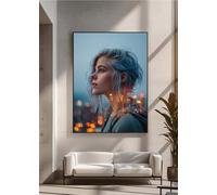 5D Diamond Painting, Mujer Arquitectura Pintura de Diamante, Redondo Taladro Completo DIY Diamante Painting, Gemas Artesanía kit de Arte de Mosaico para Decor De Pared Del Hogar 50x70cm PjY5775 S-4