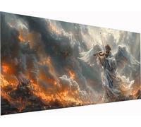 5D Diamond Painting Mujer, Grande Diamond Painting Adultos ViolíN, DIY Pintura Diamante Punto de Cruz Kits, Kit de Arte de Mosaico, Manualidades para Adultos, Decoracion Hogar Regalo 160x80cm R-3449