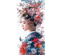 5D Diamond Painting Navidad Diamond Painting Adultos FantasíA Pintura de Diamante Kit Punto de Cruz DIY Manualidades Adultos Kit Bordado Regalo Niña 10 Años, para Decoracion Hogar 30x60cm J - 407