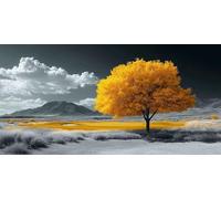 5D Diamond Painting OtoñO Diamond Painting Adultos, Pintura Diamante Paisaje Punto de Cruz Diamante DIY Manualidades Adultos Principiante para Decoracion Hogar Pared, Regalo Mujer 40x80 cm -bby2603AS