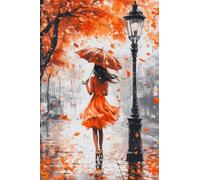 5D Diamond Painting OtoñO Diamond Painting Kit Mujer DIY Pintura Diamante Punto de Cruz, Pintura de Diamante Art Manualidades Niña Dibujo con Diamantes, para Decoración Hogar Oficinas 100x150cm Q-806